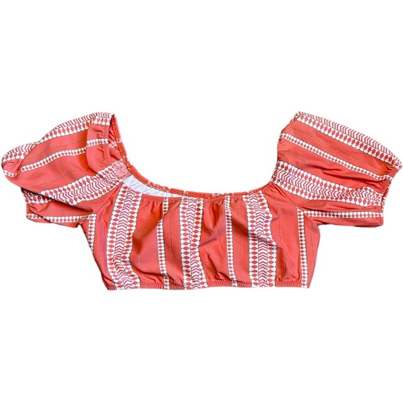 Lemlem Pouf Crop Bikini Top - Picture 2 of 5